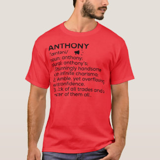 Anthony Namn Definition Anthony Betaning Anthony N T Shirt
