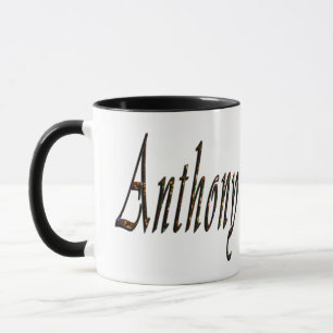 Anthony Namn Logotyp Mugg