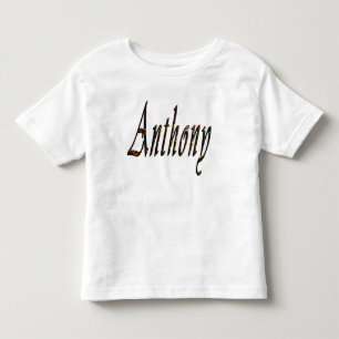 Anthony Namn Logotyp T Shirt