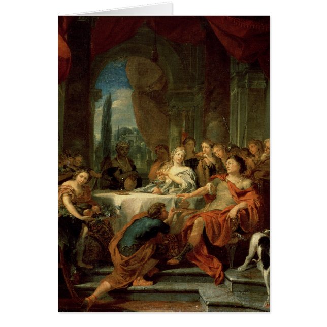Anthony och Cleopatra Hälsningskort (Framsidan)