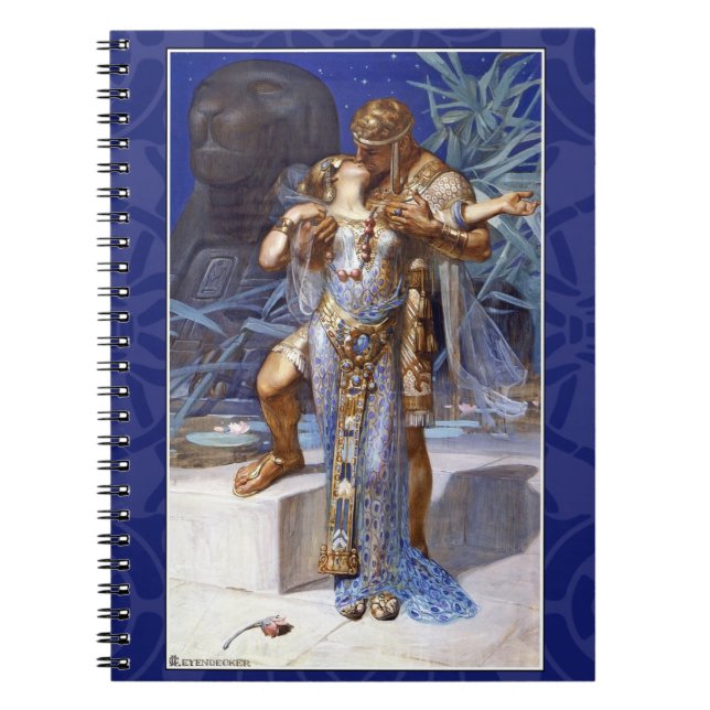 Anthony och Cleopatra Kärlek Classic Anteckningsbok (Framsidan)