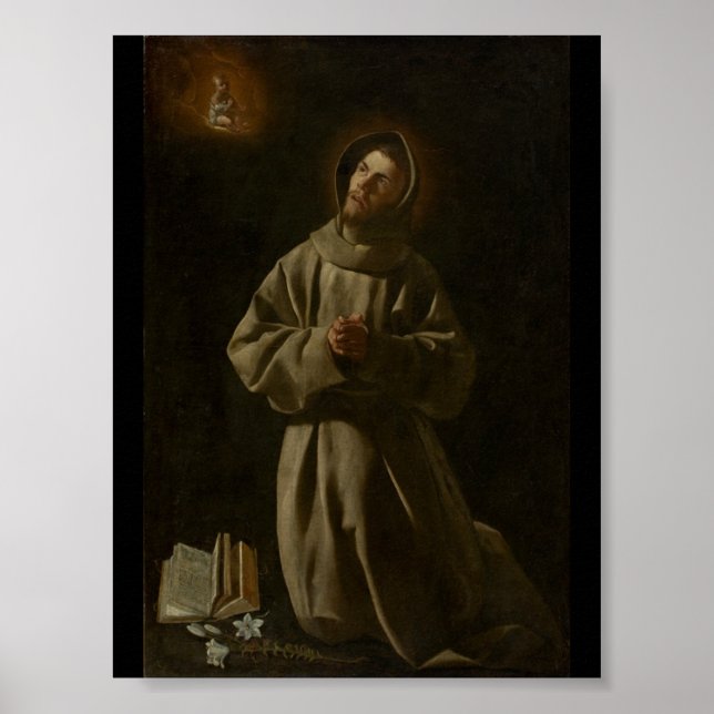 Anthony of Padua (Francisco de Zurbarán, 1627-30) Poster (Framsidan)