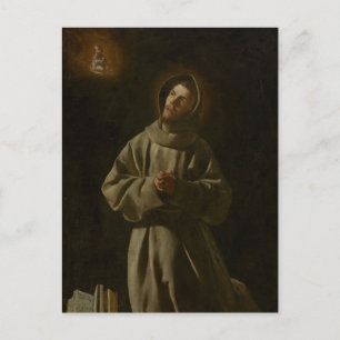 Anthony of Padua (Francisco de Zurbarán, 1627-30) Vykort