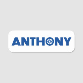 Anthony Petrol Head Namnbricka