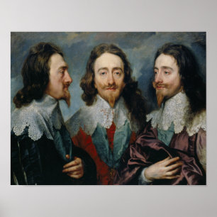 Anthony skåpbil Dyck - Charles mig (1600-49) Poster
