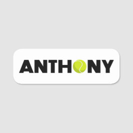 Anthony Tennis Namnbricka