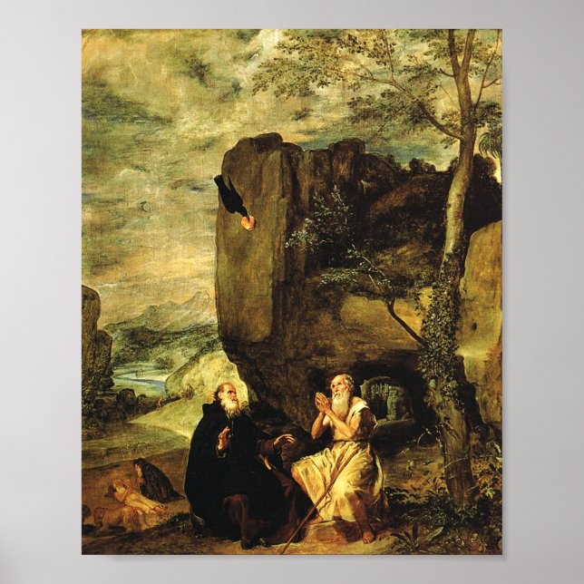Anthony Underbaren och Paul of Thebes Poster (Framsidan)