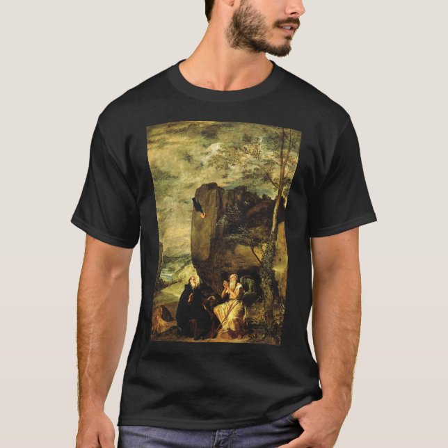 Anthony Underbaren och Paul of Thebes T Shirt (Framsida)