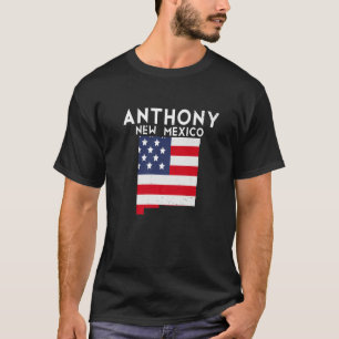 Anthony USA State America Travel New Mexican New M T Shirt