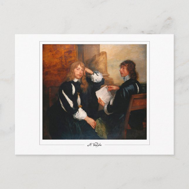 Anthony van Dyck #120 - Finkonst Postkort Vykort (Framsida)