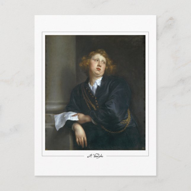 Anthony van Dyck #131 - Finkonst Postkort Vykort (Framsida)