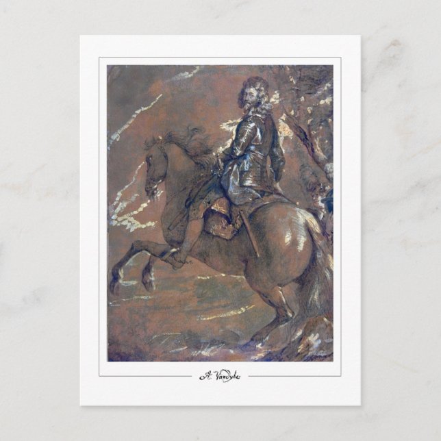 Anthony van Dyck #136 - Finkonst Postkort Vykort (Framsida)
