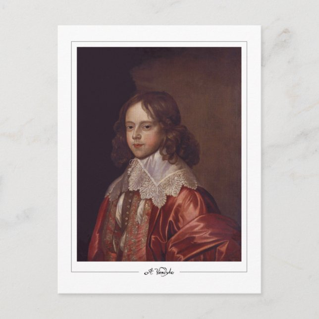 Anthony van Dyck #147 - Finkonst Postkort Vykort (Framsida)