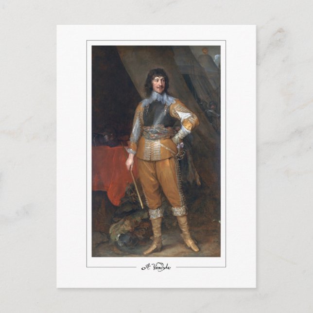 Anthony van Dyck #14 - Finkonstkort Vykort (Framsida)