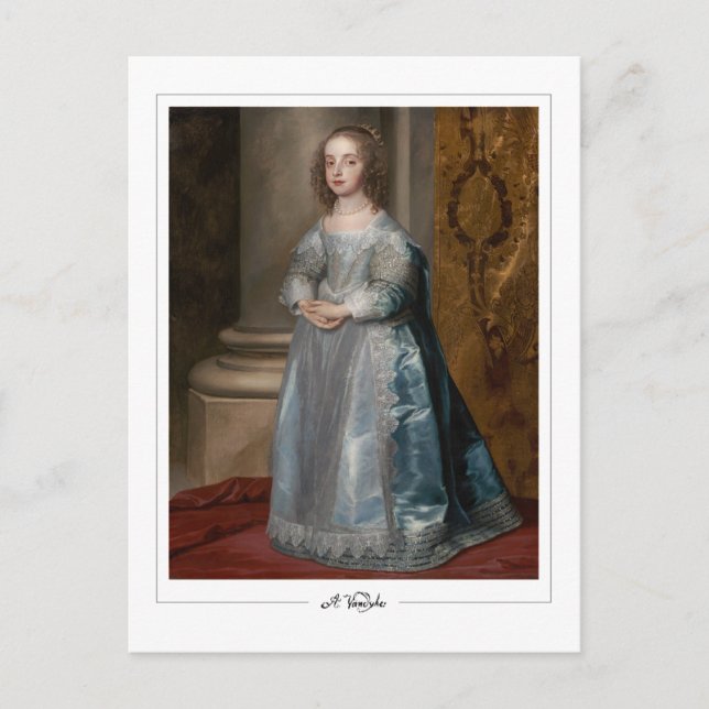 Anthony van Dyck #16 - Finkonst Postkort Vykort (Framsida)