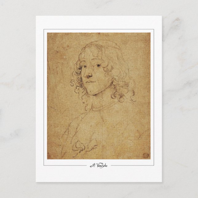 Anthony van Dyck #174 - Fine Art Postcard Vykort (Framsida)