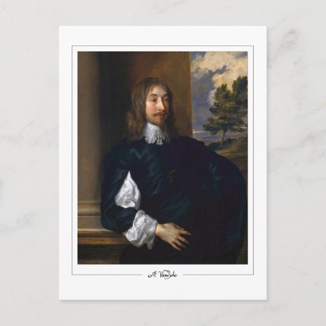 Anthony van Dyck #20 - Finkonstkort Vykort (Framsida)