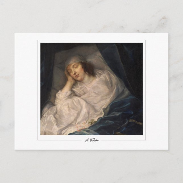 Anthony van Dyck #32 - Finkonst Postkort Vykort (Framsida)