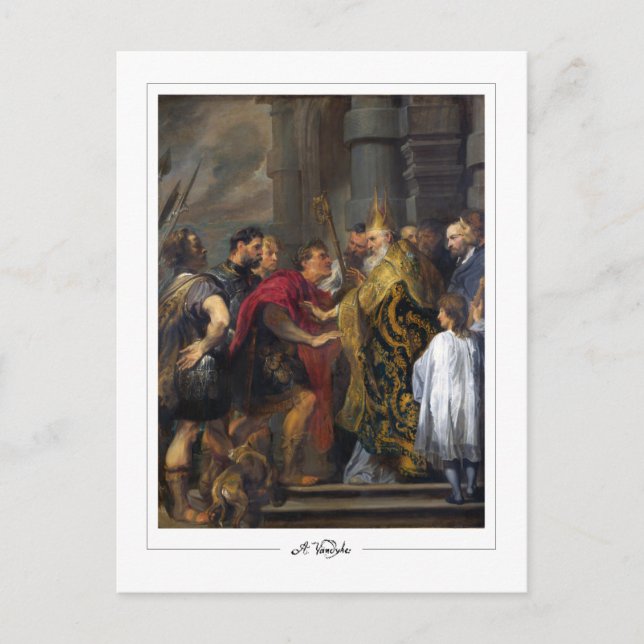 Anthony van Dyck #342 - Finkonst Postkort Vykort (Framsida)