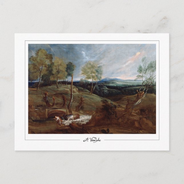 Anthony van Dyck #37 - Finkonstkort Vykort (Framsida)