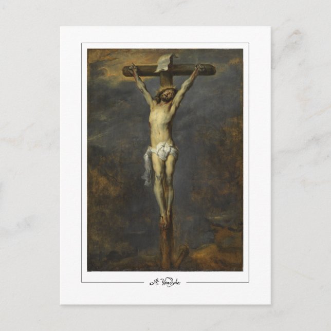 Anthony van Dyck #402 - Finkonst Postkort Vykort (Framsida)
