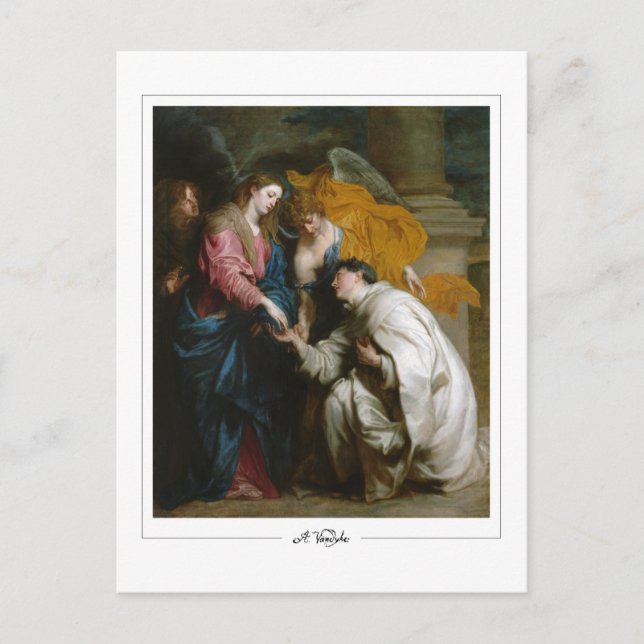Anthony van Dyck #41 - Fine Art Postcard Vykort (Framsida)