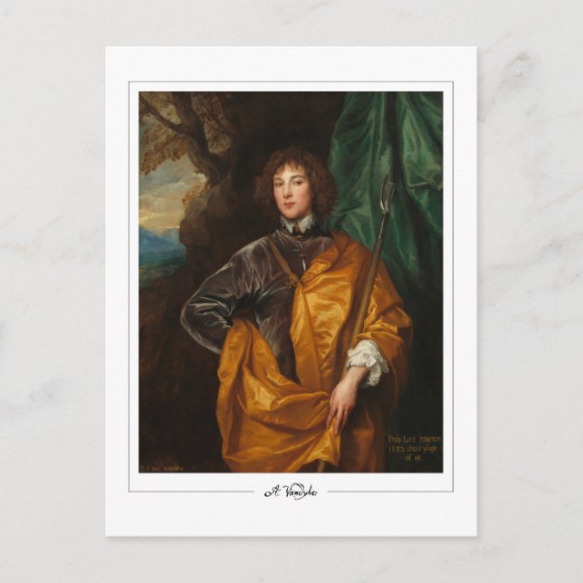 Anthony van Dyck #433 - Finkonst Postkort Vykort (Framsida)