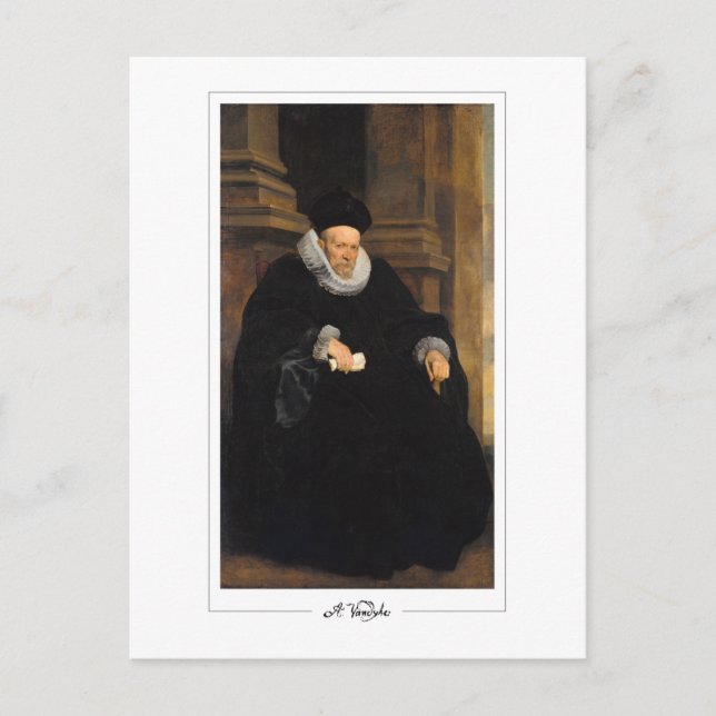 Anthony van Dyck #48 - Finkonstkort Vykort (Framsida)