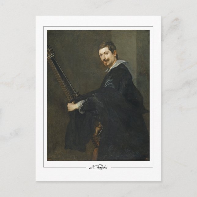 Anthony van Dyck #518 - Fine Art Postcard Vykort (Framsida)