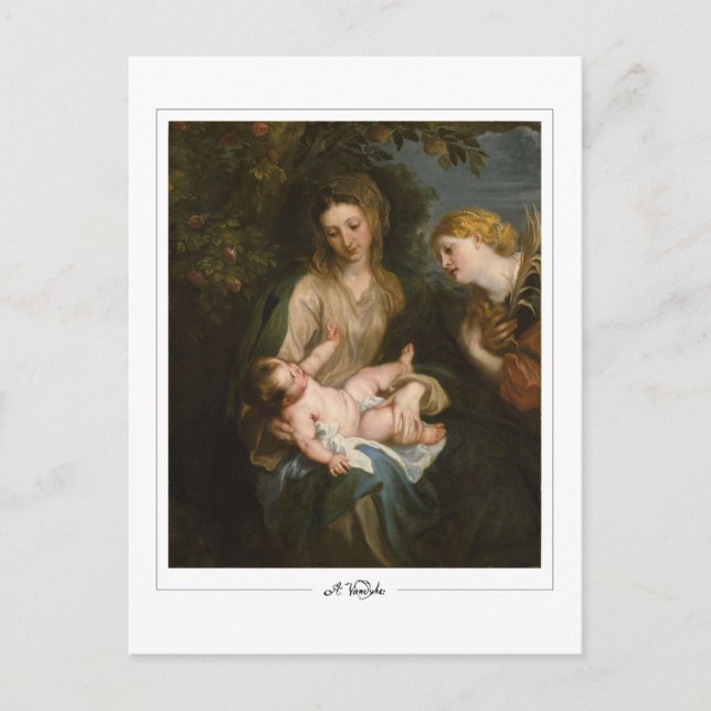 Anthony van Dyck #526 - Fint konstkort Vykort (Framsida)