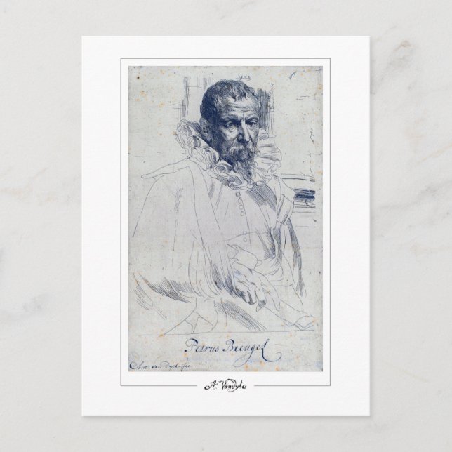 Anthony van Dyck #52 - Finkonst Postkort Vykort (Framsida)