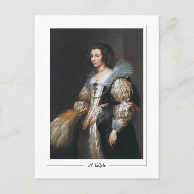 Anthony van Dyck #542 - Fine Art Postcard Vykort (Framsida)