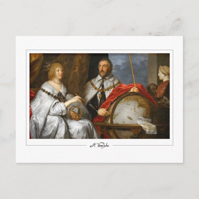 Anthony van Dyck #583 - Finkonst Postkort Vykort (Framsida)