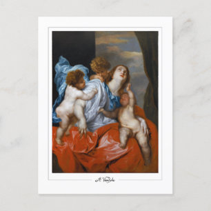 Anthony van Dyck #603 - Fine Art Postcard Vykort
