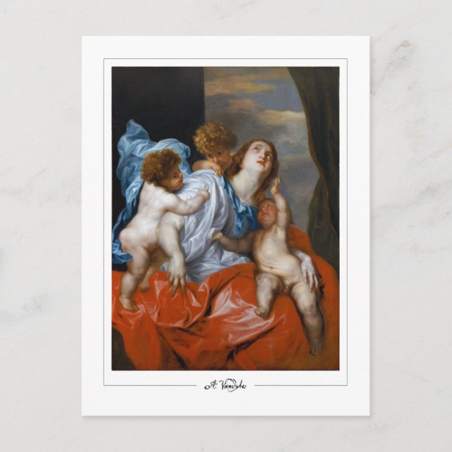 Anthony van Dyck #603 - Fine Art Postcard Vykort (Framsida)