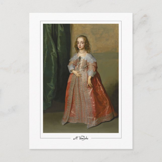 Anthony van Dyck #680 - Finkonst Postkort Vykort (Framsida)