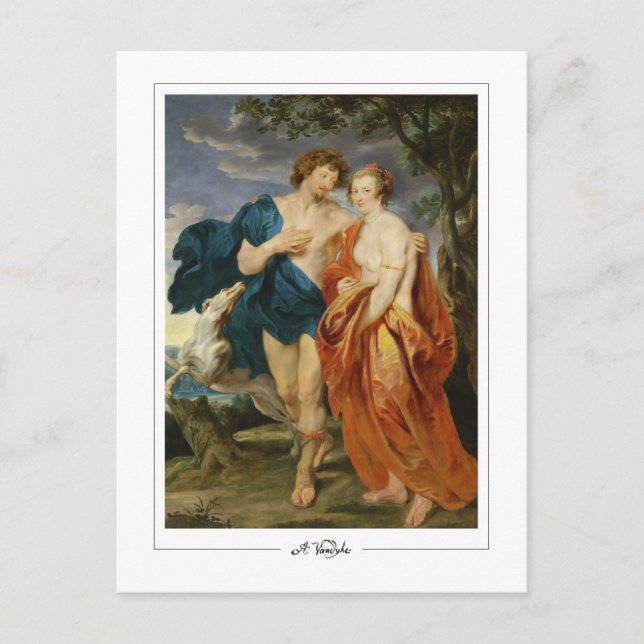 Anthony van Dyck #703 - Fine Art Postcard Vykort (Framsida)