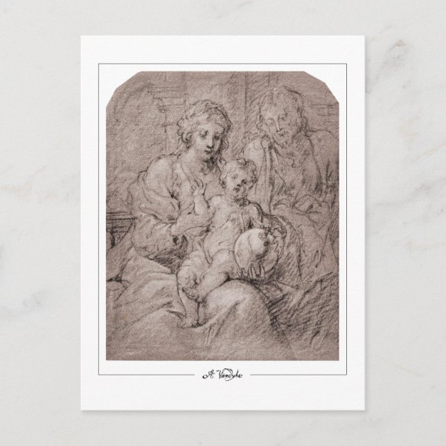 Anthony van Dyck #817 - Fine Art Postcard Vykort (Framsida)