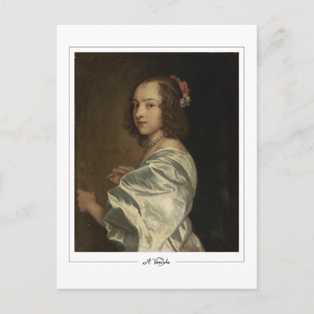 Anthony van Dyck #834 - Finkonst Postkort Vykort (Framsida)