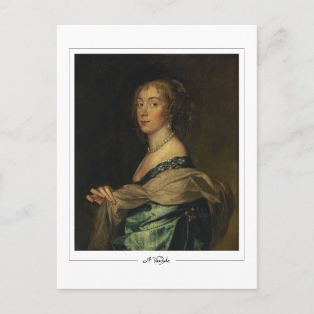 Anthony van Dyck #847 - Fine Art Postcard Vykort (Framsida)