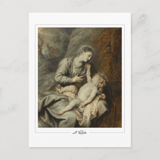 Anthony van Dyck #849 - Finkonst Postkort Vykort (Framsida)