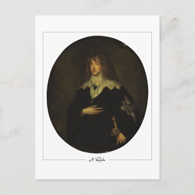 Anthony van Dyck #859 - Finkonst Postkort Vykort (Framsida)