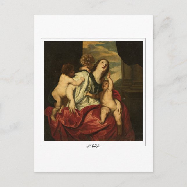 Anthony van Dyck #873 - Finkonst Postkort Vykort (Framsida)