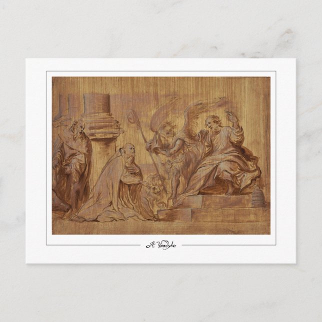 Anthony van Dyck #889 - Finkonst Postkort Vykort (Framsida)
