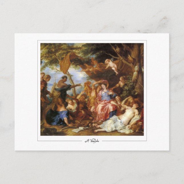 Anthony van Dyck #904 - Finkonstkort Vykort (Framsida)