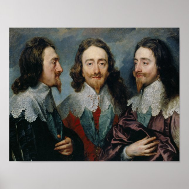 Anthony van Dyck - Charles I (1600-49) Poster (Framsidan)