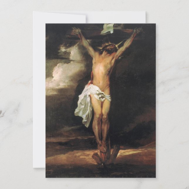 Anthony van Dyck - Crucifixion Inbjudningar (Framsida)