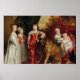 Anthony van Dyck- Fem äldsta barn av Charles Poster (Framsidan)