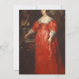 Anthony van Dyck - Porträtt från ett okänt dam Inbjudningar