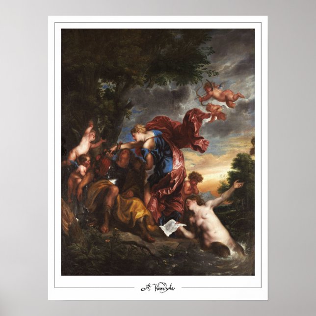 Anthony van Dyck Zedign Art Poster #100 (Framsidan)